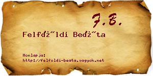 Felföldi Beáta névjegykártya